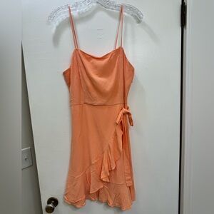NWOT ALTAR’D STATE orange wrap dress